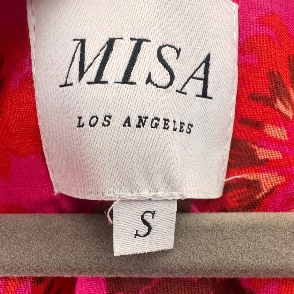 MISA Los Angeles Ysabel tiered ruffle cotton floral dress size small